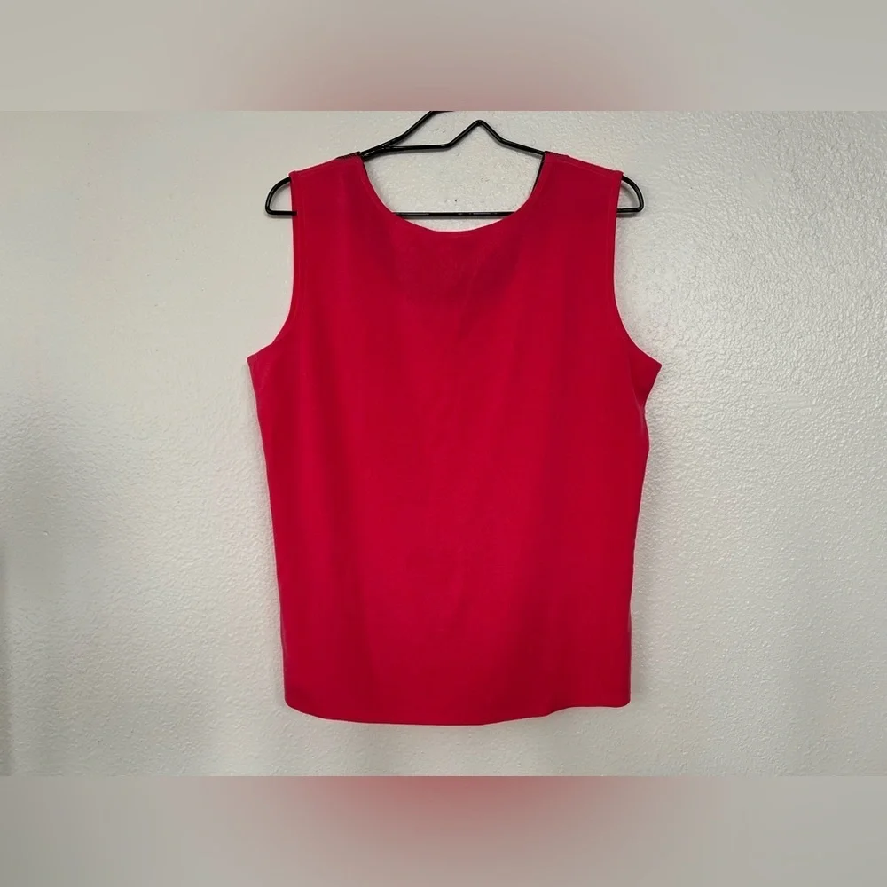 Ming Wang Bright Pink Tank Top - Picture 3 of 3